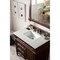 James Martin Vanities Brittany 36in Single Vanity, Burnished Mahogany w/ 3 CM Eternal Jasmine Pearl Quartz Top 650-V36-BNM-3EJP - alternate 5